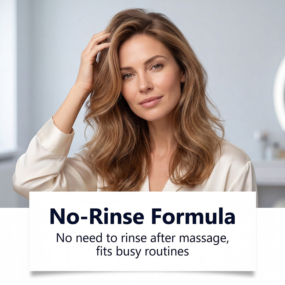 Scalp Nourishing Serum application