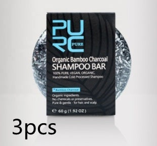 Bamboo Charcoal Shampoo Bar — product photo 5