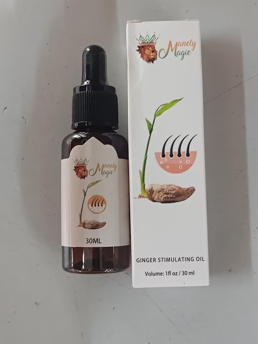 Ginger Hair Care Oil — product photo 2