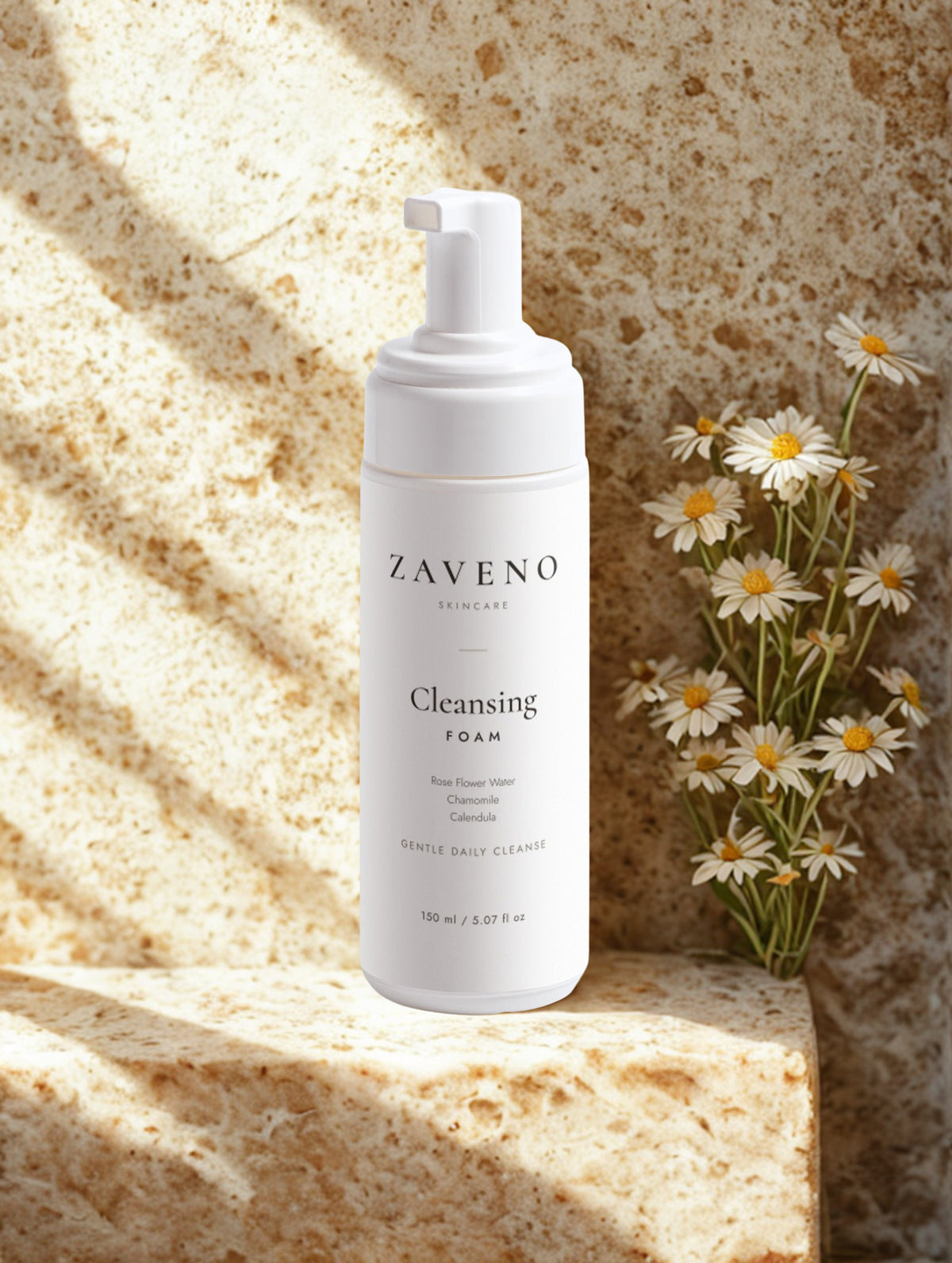 ZAVENO Cleansing Foam with chamomile