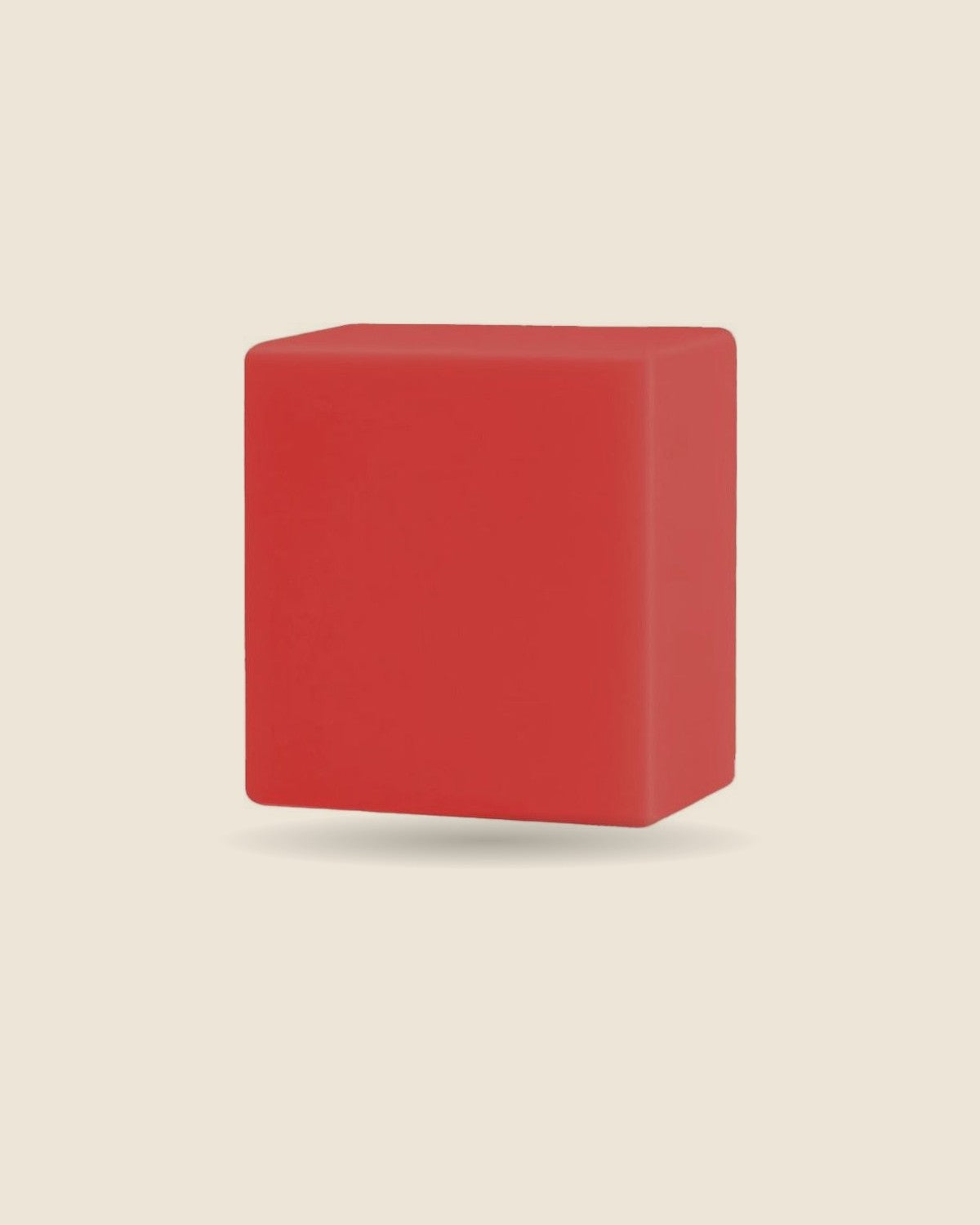 Deep red rose soap bar